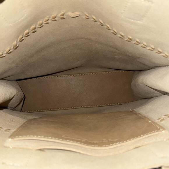 Oak River Company Tan Leather Women's Bag large shoulder tote purse bohemian - Picture 5 of 15